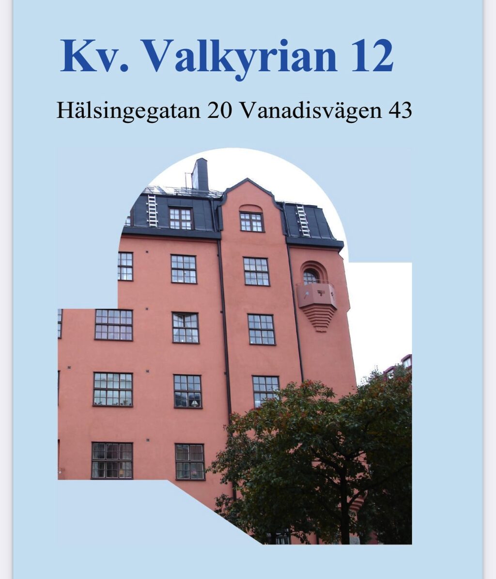 Lägenhetsbyte - Hälsingegatan 20, 113 23 Stockholm